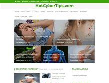 Tablet Screenshot of hotcybertips.com